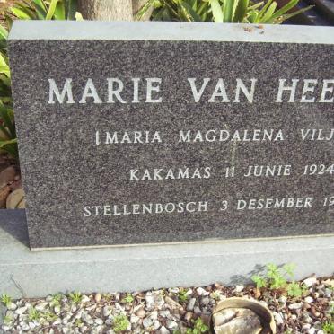 HEERDEN Maria Magdalena , van nee VILJOEN 1924-1989