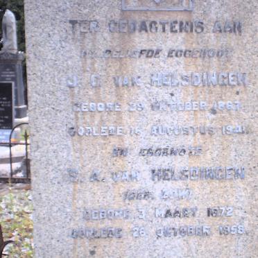 HELSDINGEN J.C., van 1867-1941 &amp; LOW S.A. 1872-1958