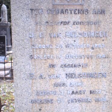 HELSDINGEN J.C., van 1867-1941 &amp; LOW S.A. 1872-1958