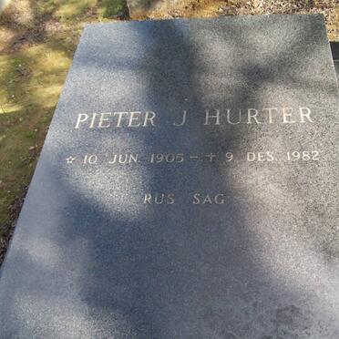 HURTER Pieter J. 1905-1982