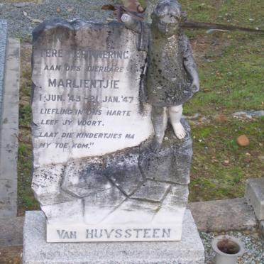 HUYSTEEN Marlientjie, van 1943-1947