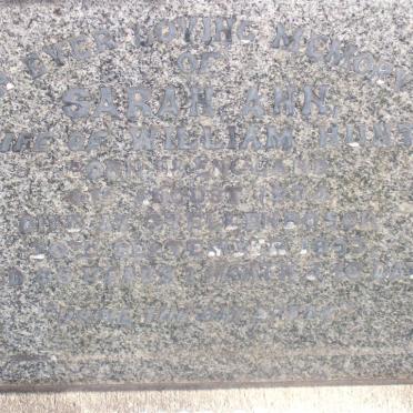 HUNT William 1830-1907 &amp; Sarah Ann 1834-1899_3