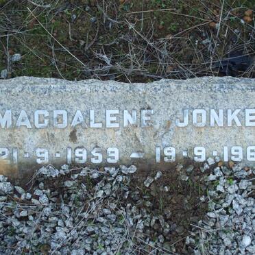 JONKER Magdalene 1959-1962