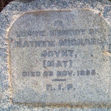 JOYNT Mathew Michael -1955