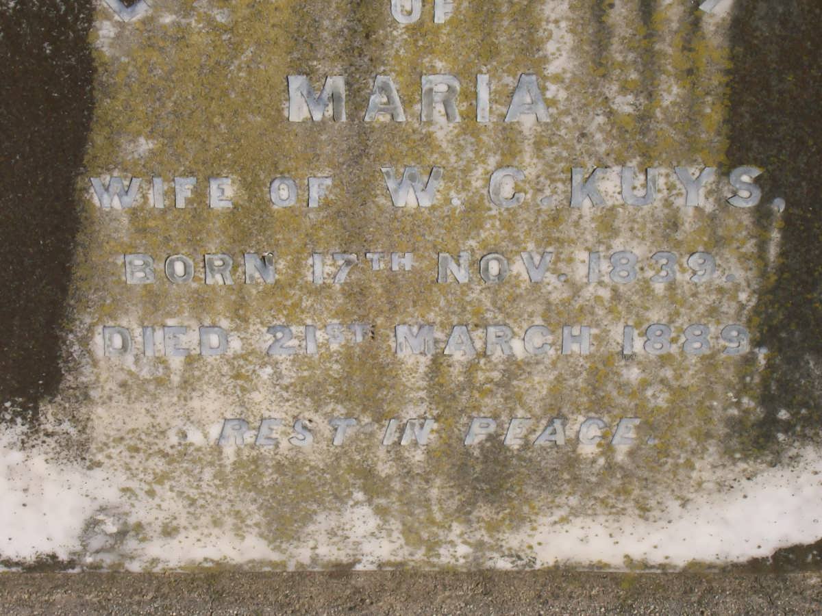 KUYS Maria 1839-1889