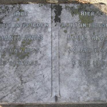 KNAB Louis 1848-1916 :: KNAB Maria 1845-1933