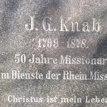KNAB J.G. 1799-1878