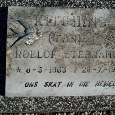 KITCHING Roelof Stephanus 1963-1974