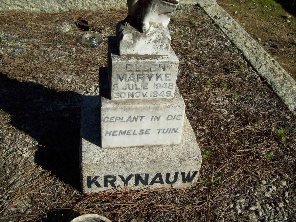 KRYNAUW Ellen Maryke 1948-1949