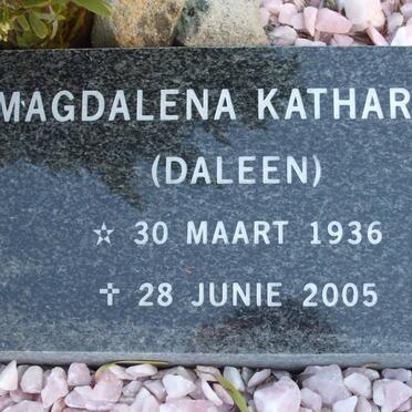 KOCK Magdalena Katharina, de 1936-2005