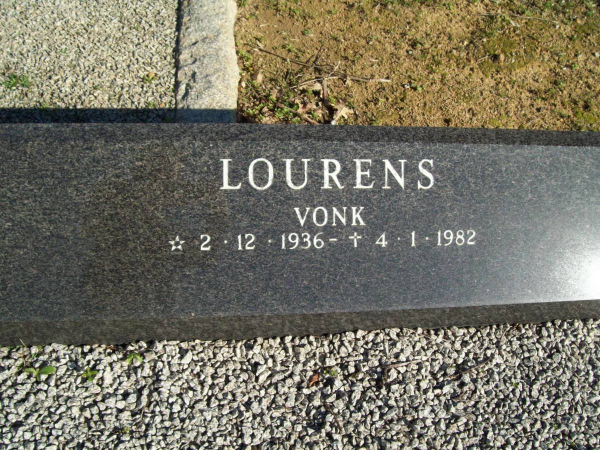 LOURENS Vonk 1936-1982