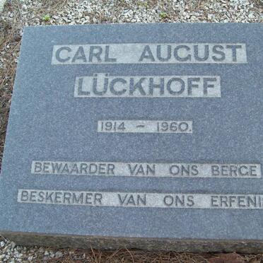 LUCKHOFF Carl August 1914-1960