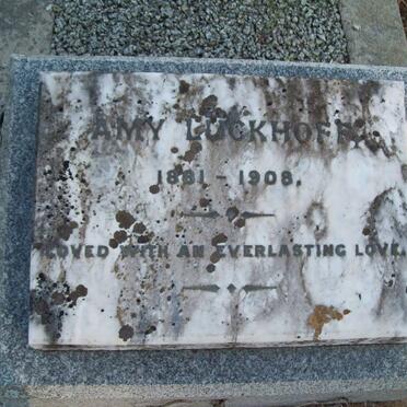 LUCKHOFF Amy 1881-1908