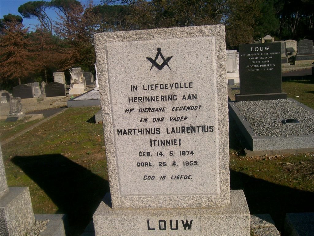 LOUW Marthinus Laurentius 1874-1955