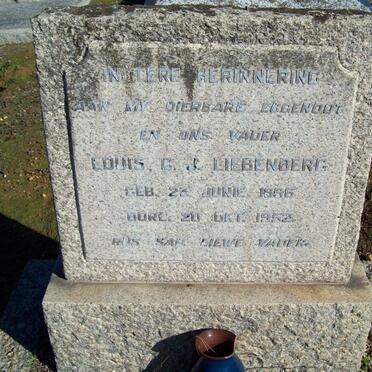 LIEBENBERG Louis C.J. 1895-1952