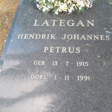 LATEGAN Hendrik Johannes Petrus 1915-1991