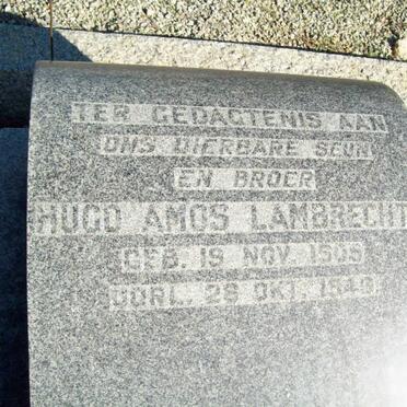 LAMBRECHTS Hugo Amos 190?-194?