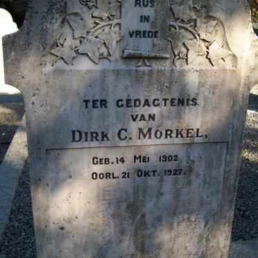 MORKEL Dirk C. 1902-1927