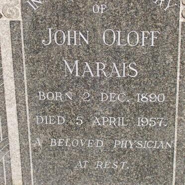 MARAIS John Oloff 1890-1957