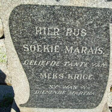 MARAIS Soekie