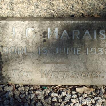 MARAIS J.C. -1938