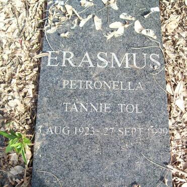 ERASMUS Petronella 1923-1999