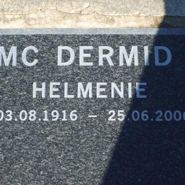 McDERMID Helmenie 1916-2006