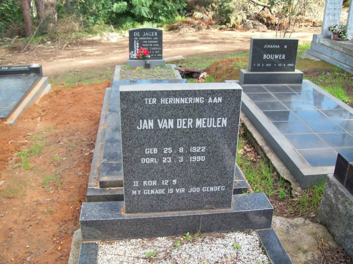 MEULEN Jan, van der 1922-1990