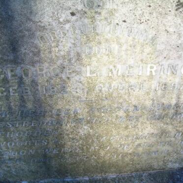 MEIRING George l. 1824-1897