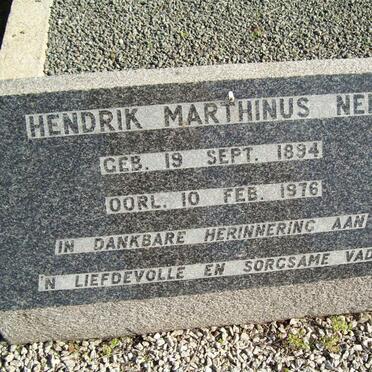 NEL Hendrik Marthinus 1894-1976