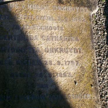 ONKRUYDT Jacobus v. Huldt 1771-1852 &amp; Gertruida Catharina Antoinetta NIELEN 1797-1863