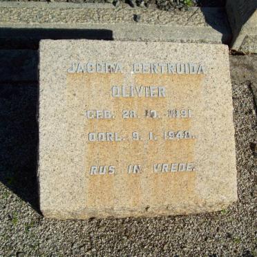 OLIVIER Jacoba Gertruida 1891-1948
