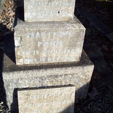PRINS Xaverius Martinus 1927-1928
