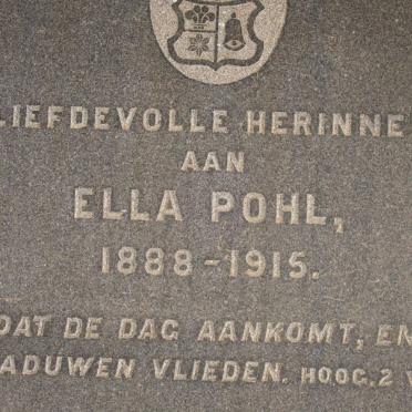 POHL Ella 1888-1915