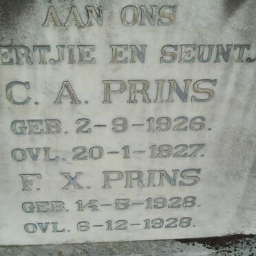 PRINS C.A. 1923-1927 :: PRINS F.X. 1928-1928