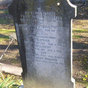 PIETERSE Philip James -1910 &amp; Florentina Carolina -1931