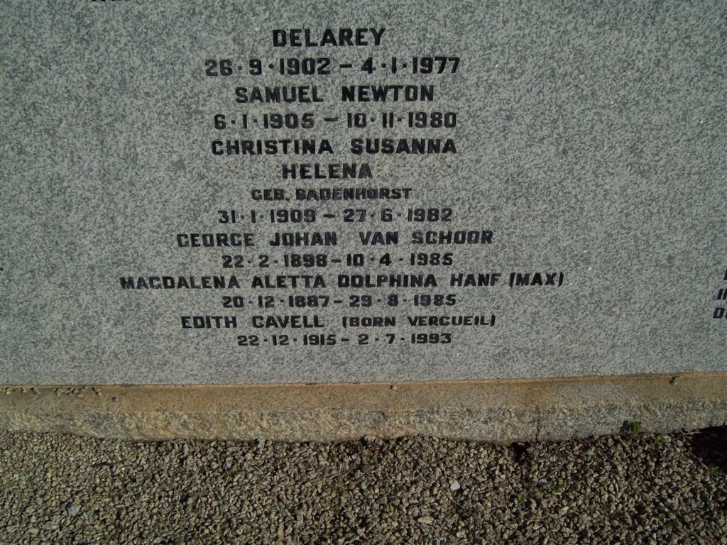 PLESSIS Daniel, du 1848-1926 & Sophia VAN SCHOOR 1960-1934 _3