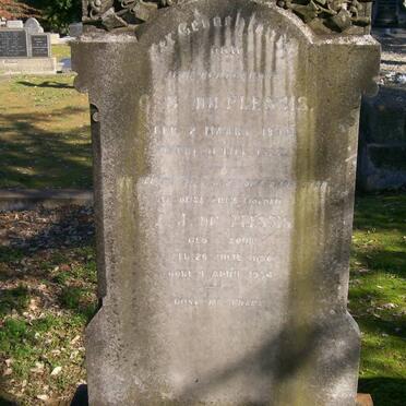 PLESSIS G.S., du 1948-1922 &amp; A.J. LOUW 1856-1934