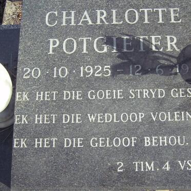 POTGIETER Charlotte 1925-1983