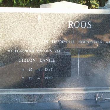 ROOS Gideon Daniel 1927-1979
