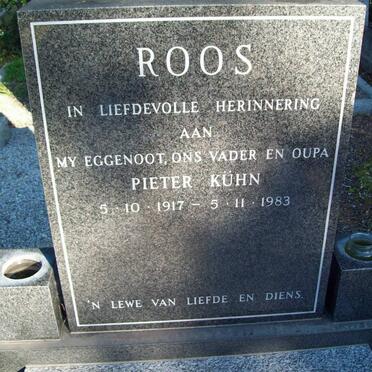 ROOS Pieter Kuhn 1917-1983