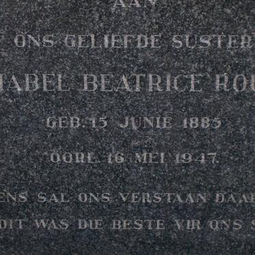 ROUX Mabel Beatrice 1885-1947