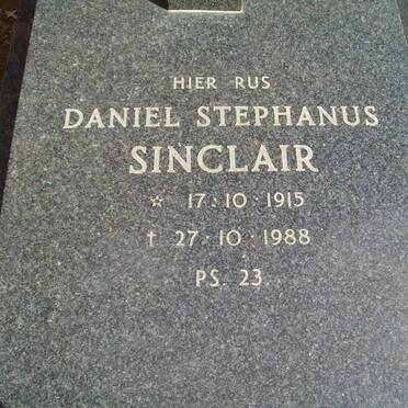SINCLAIR Daniel Stephanus 1915-1988
