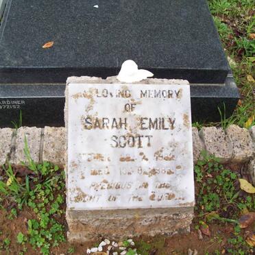 SCOTT Sarah Emily 1982-1988