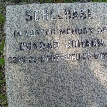 SCHELHASE Conrad Johann 1917-1996