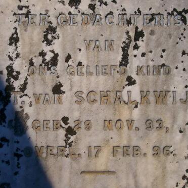 SCHALKWIJK W.T., van ??93-??96