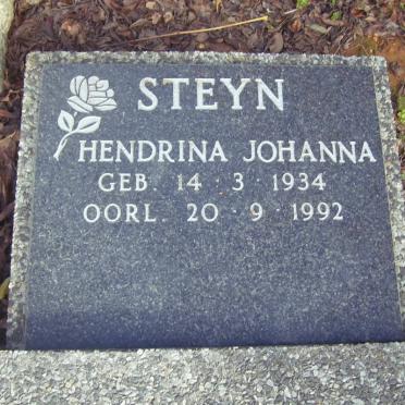 STEYN Hendrina Johanna 1934-1992