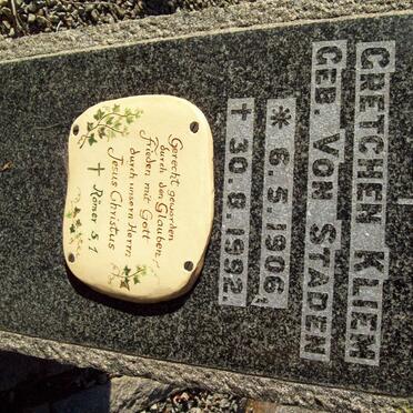 STADEN Heinrich, von 1863-1931 :: VON STADEN Carl 1903-1921 :: KLIEM Gretchen nee VON STADEN 1906-1992