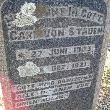 STADEN Heinrich, von 1863-1931, VON STADEN Carl 1903-1921, KLIEM Gretchen nee VON STADEN 1906-1992_3
