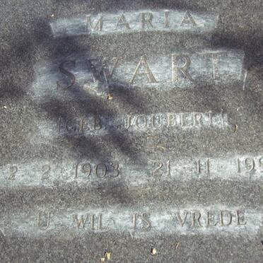 SWART Maria nee JOUBERT 1903-1991